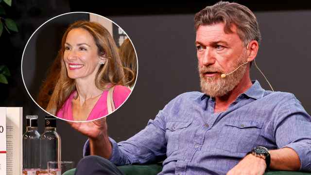 Robert Gavin junto a Telma Ortiz en un fotomontaje de EL ESPAÑOL.