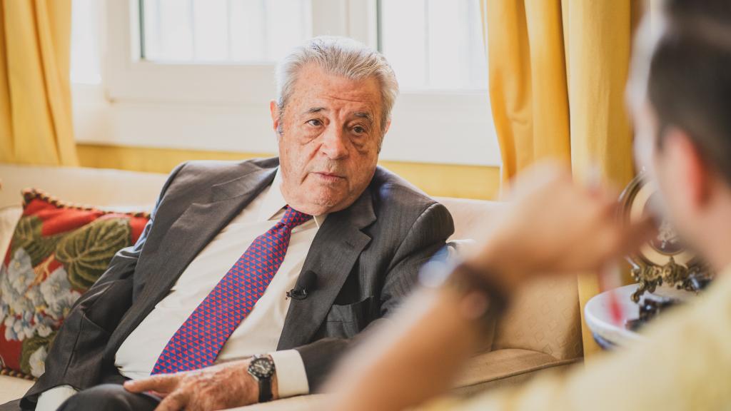 Francisco de Borbón y Escasany, duque de Sevilla, durante la entrevista con EL ESPAÑOL | Porfolio.