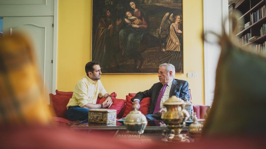 Francisco de Borbón y Escasany, duque de Sevilla, durante la entrevista con EL ESPAÑOL | Porfolio.