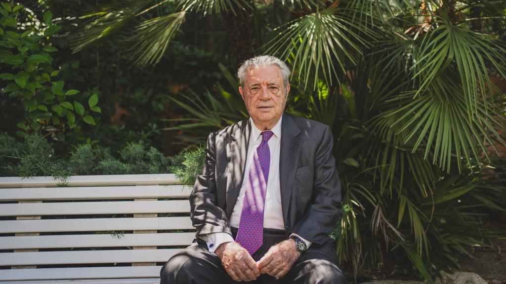 Francisco de Borbón y Escasany, duque de Sevilla, durante la entrevista con EL ESPAÑOL | Porfolio.