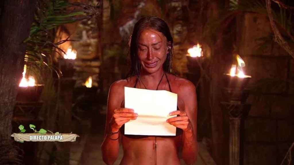 Aurah Ruiz en una imagen de la gala de este jueves de ‘Supervivientes 2024’.