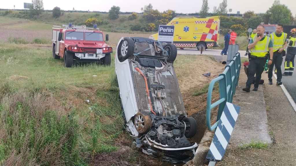Accidente en Quiruelas de Vidriales