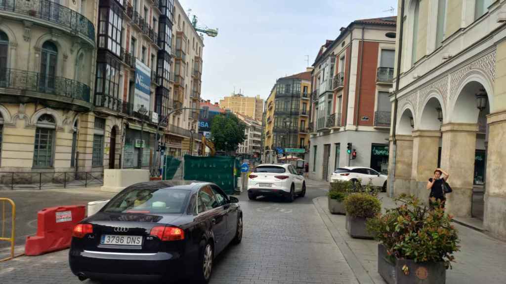 Obras en el centro de la ciudad