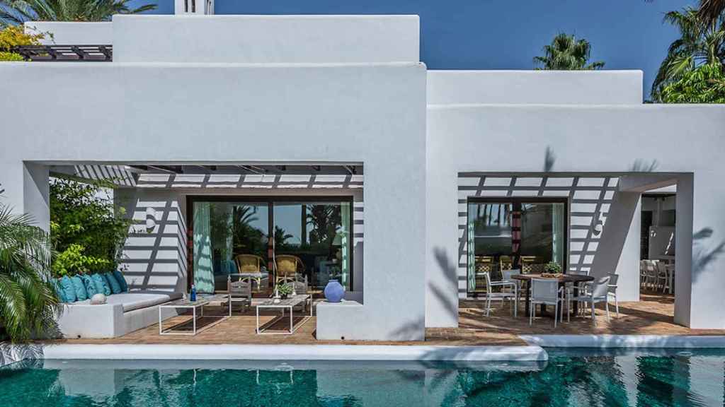 Una de las estancias de Finca Cortesin.