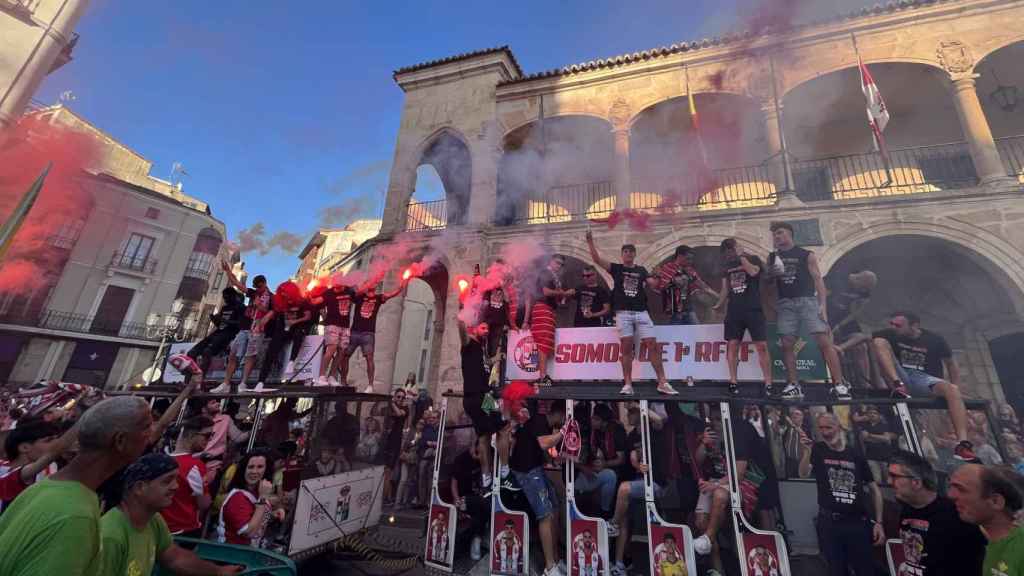 Celebración del Zamora CF
