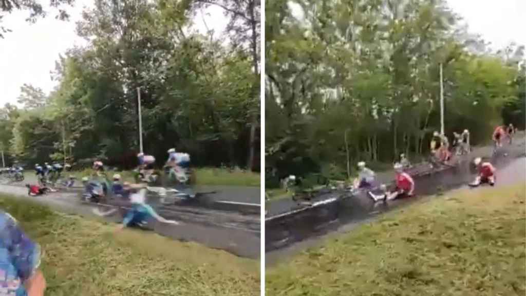 Imagen de la caída en Dauphiné.