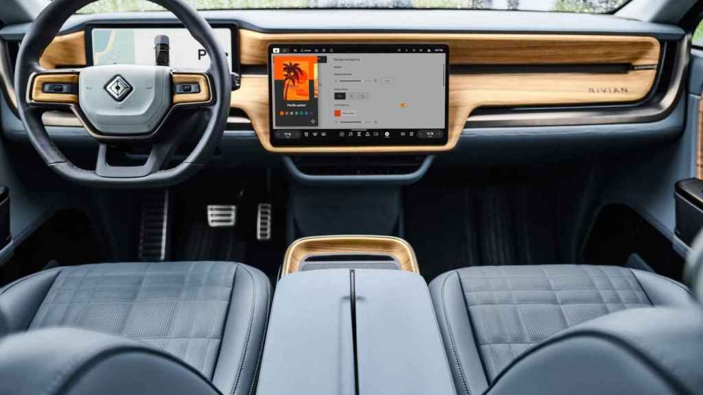 Interior de los nuevos Rivian R1