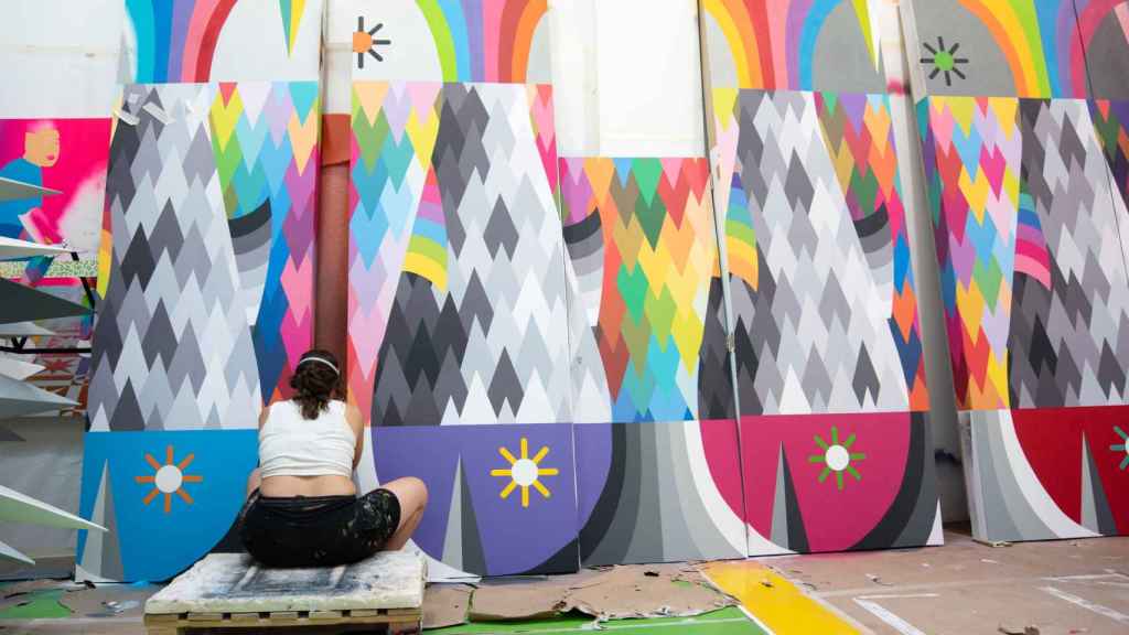 El proceso de creación de la instalación de Okuda para MSC.