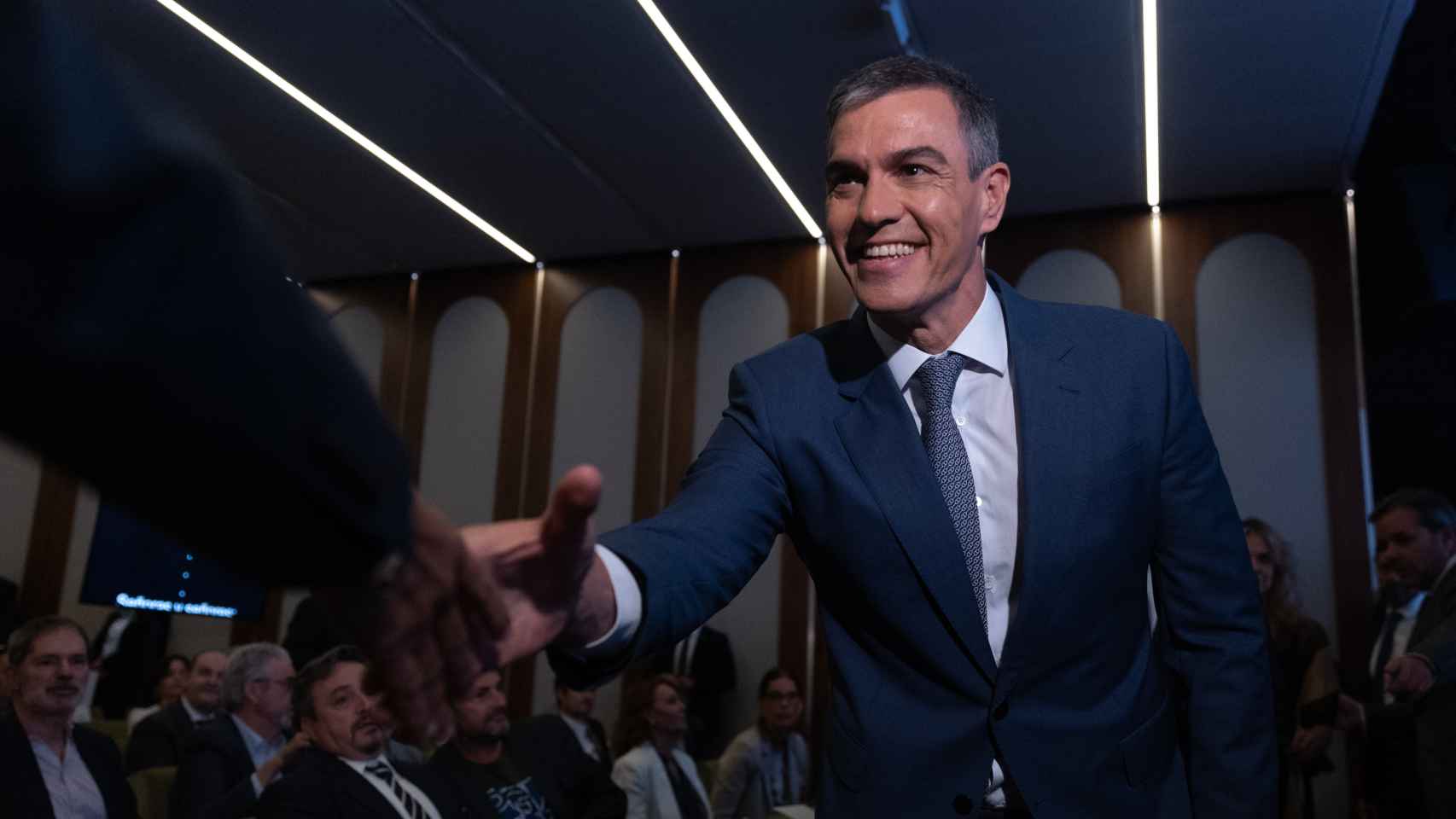 Pedro Sánchez, presidente del Gobierno en la XXXII Asamblea General de la Confederación Empresarial Española de la Economía Social (CEPES).