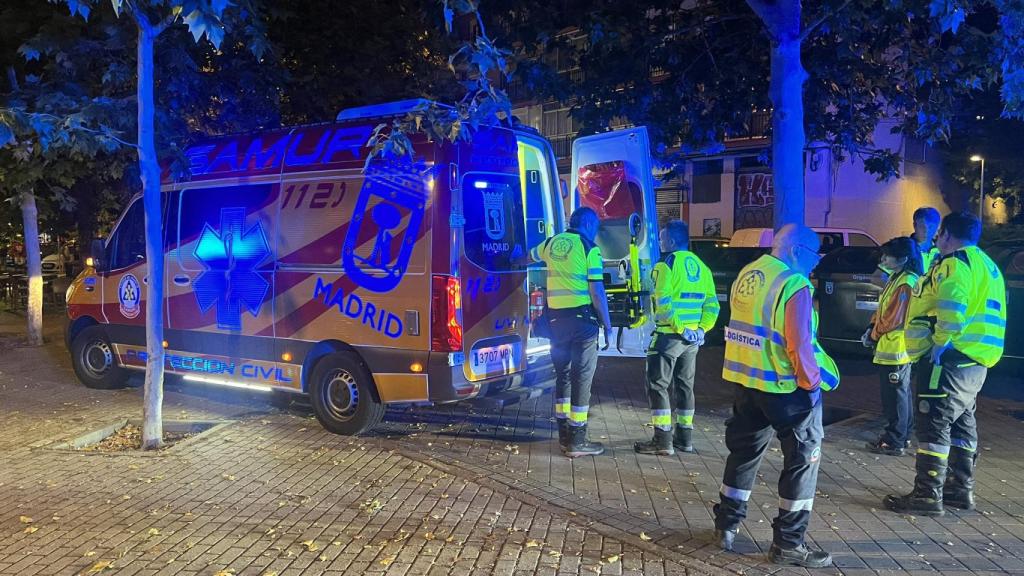 Los sanitarios en Carabanchel.