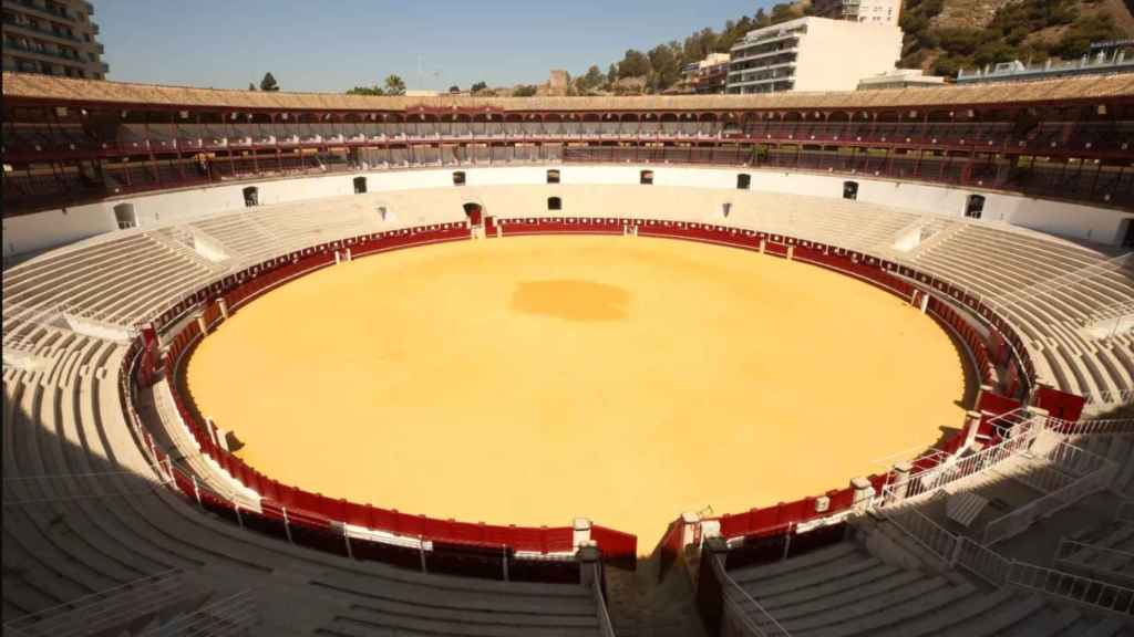 Imagen interior de la plaza de toros de La Malagueta.