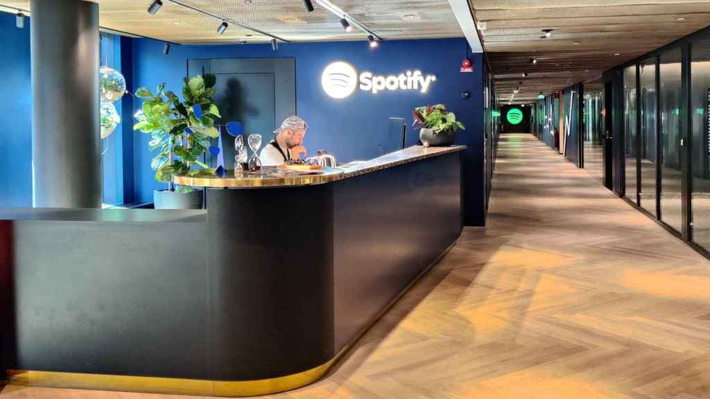 Una de las plantas de las oficinas centrales de Spotify