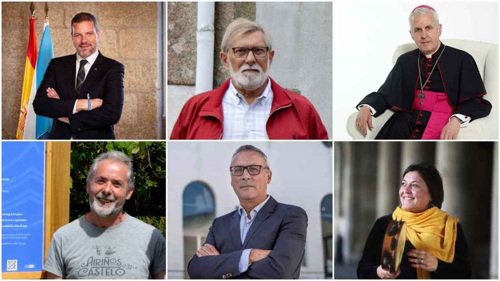 Primeros valedores de la Rosa de Mos.