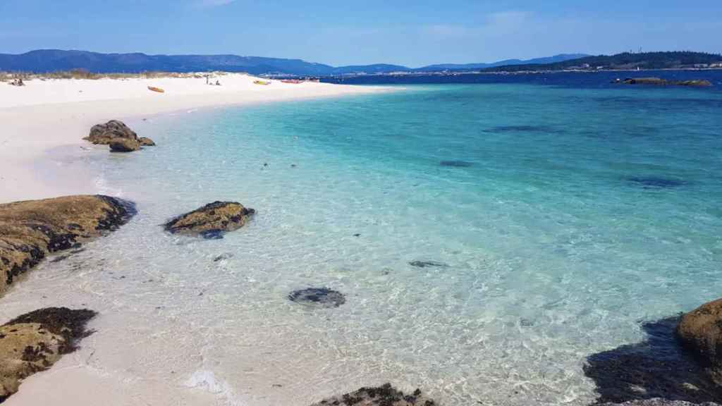Islote Areoso, en la Illa de Arousa (Pontevedra) .