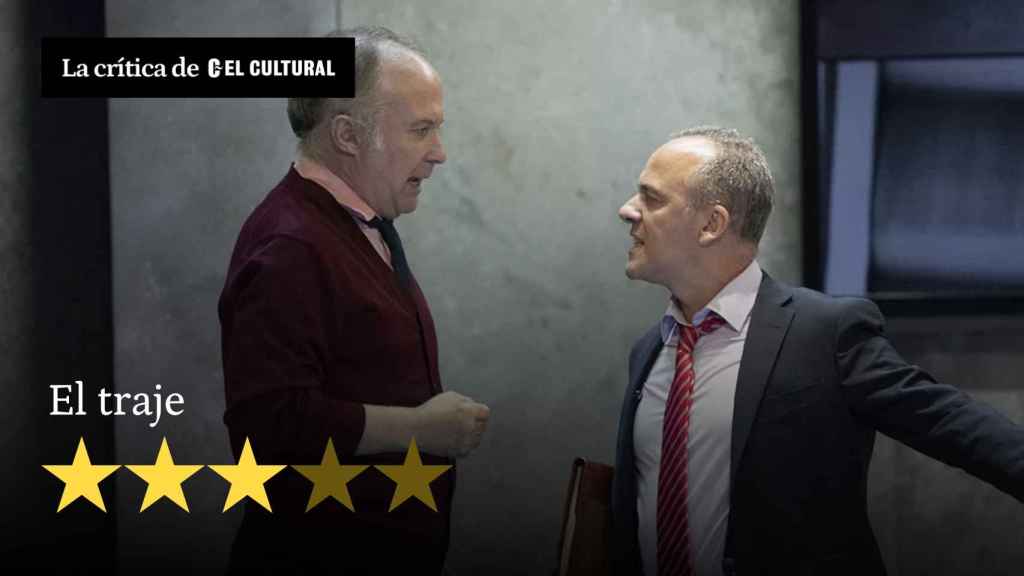 Luis Bermejo y Javier Gutiérrez en 'El traje'. Foto: Sergio Parra