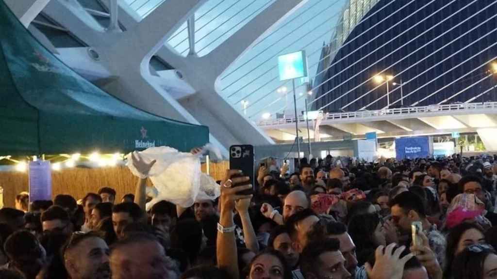 Asistentes al Festival de les Arts en València.