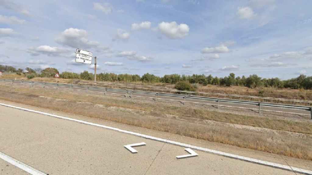 Kilómetro 270 de la A-4 donde tuvo lugar el accidente.