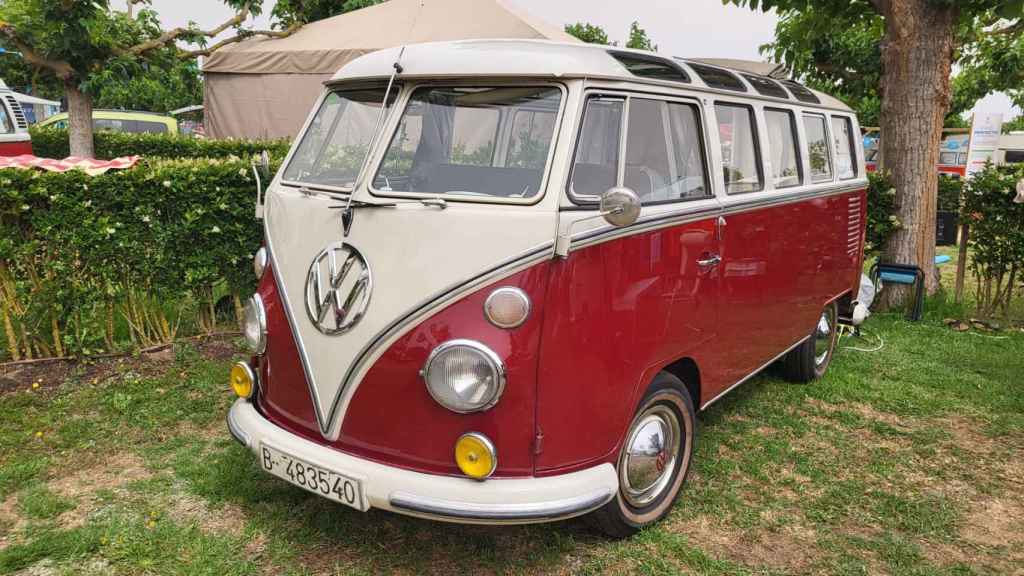 Modelo original de la furgo de Volkswagen, la T1.