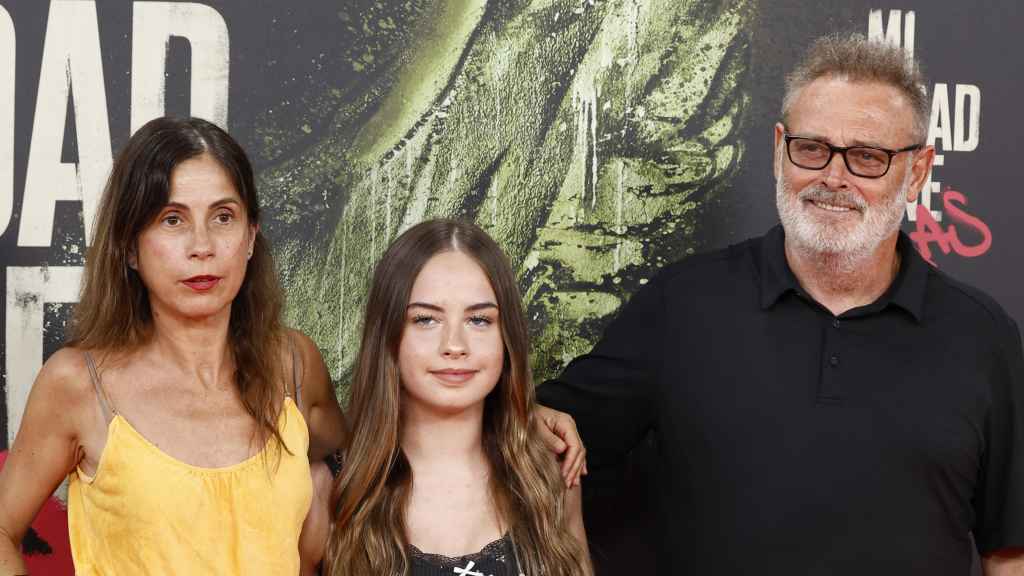 María Arellano, Mafalda y Pablo Carbonell, en una imagen de archivo.