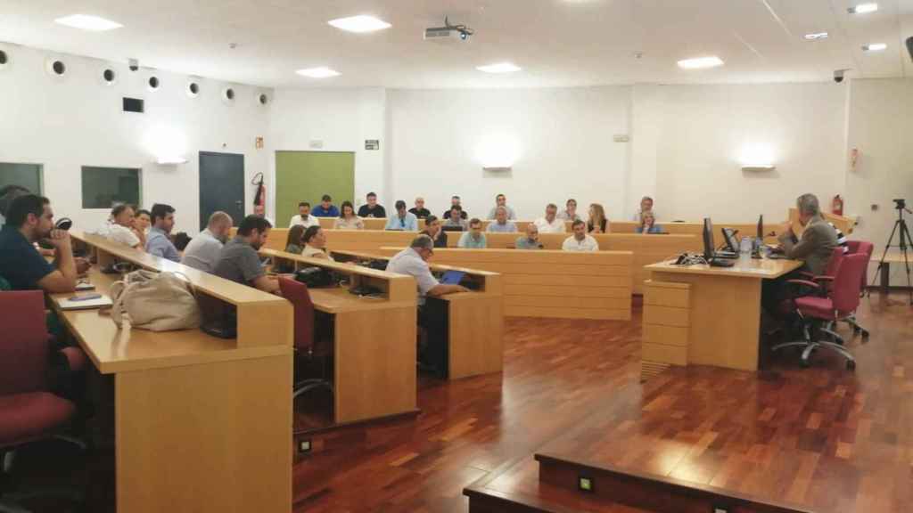 Un momento de la reunión en el Málaga Tech Park