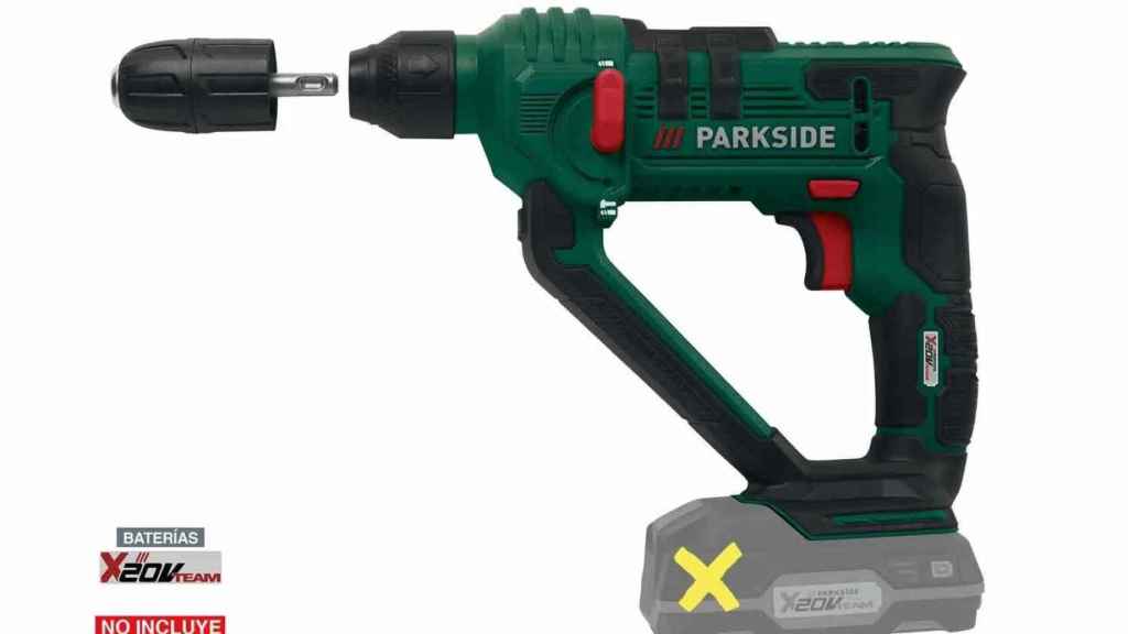 Martillo perforador recargable de Parkside.