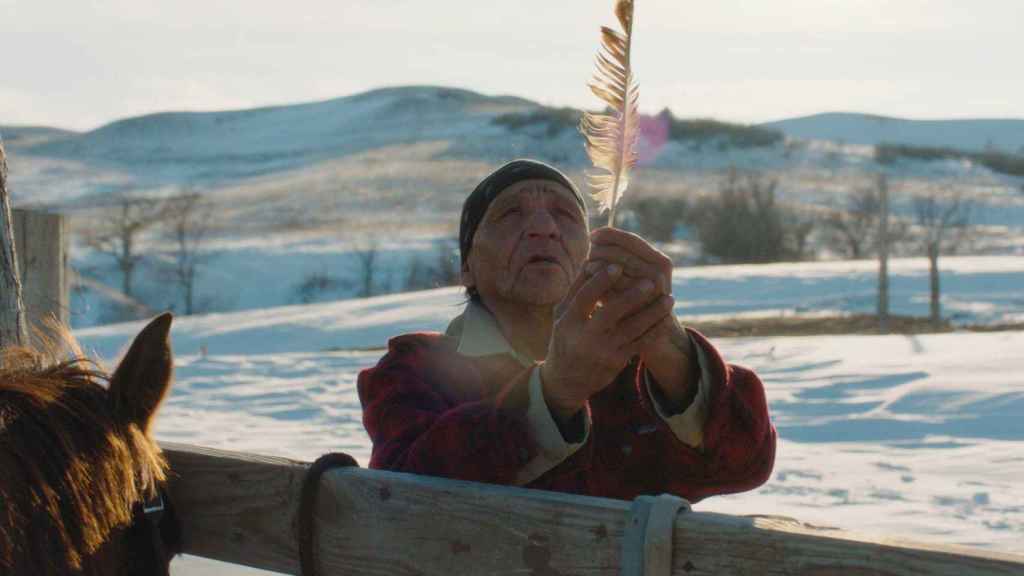 Una imagen rodada en la reserva india de Dakota del Norte