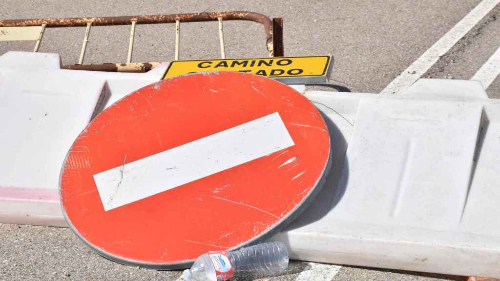 Señales en el Polígono Canal de Castilla