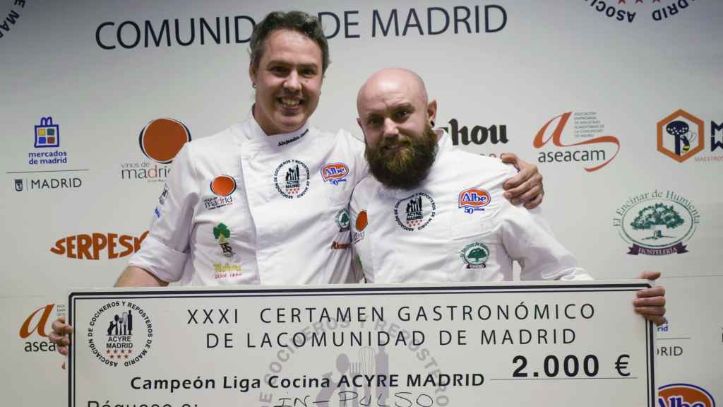 Los ganadores Alejandro García y Francisco Amate de In-Pulso.