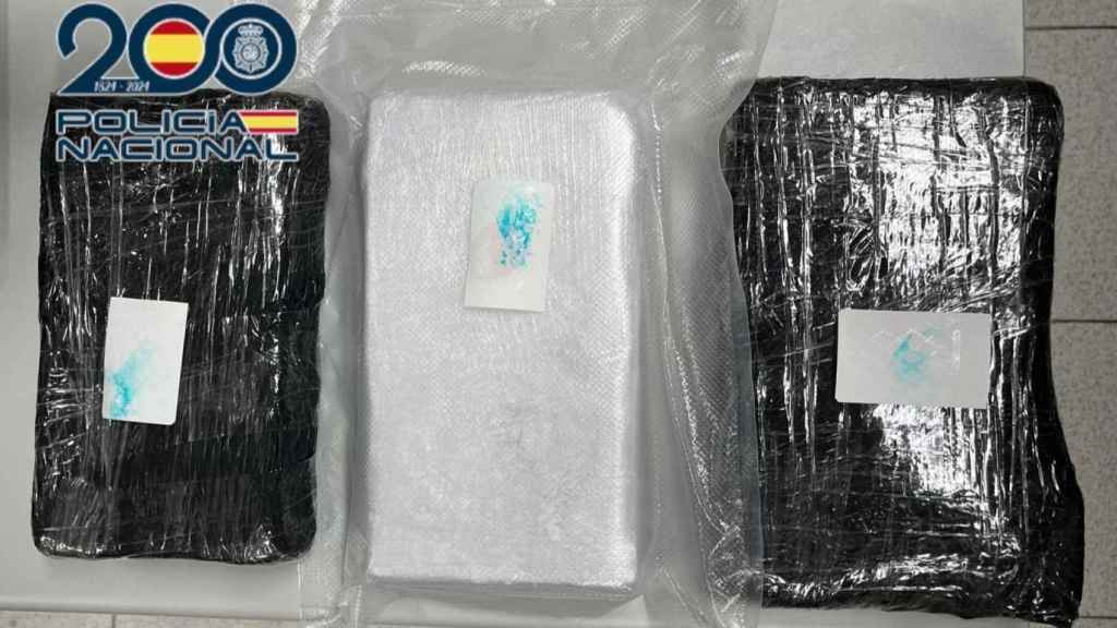 La cocaína intervenida en la operación.