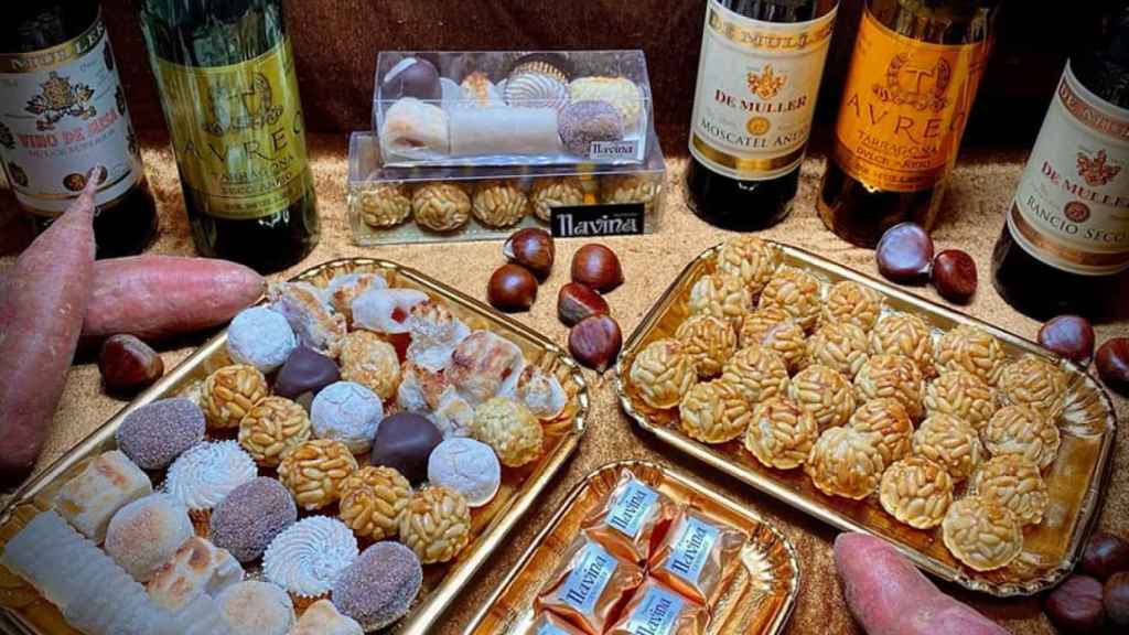 Algunos de los productos de la pastelería.