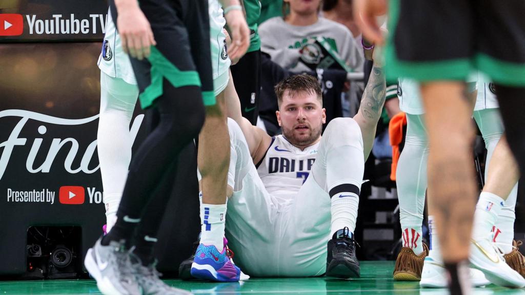 Luka Doncic, durante las Finales de la NBA contra Boston Celtics