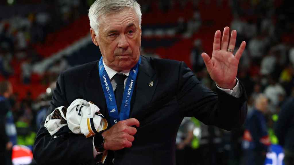 Carlo Ancelotti, tras ganar La Decimoquinta con el Real Madrid