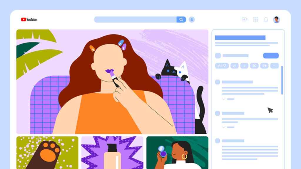 Nuevo diseño de YouTube