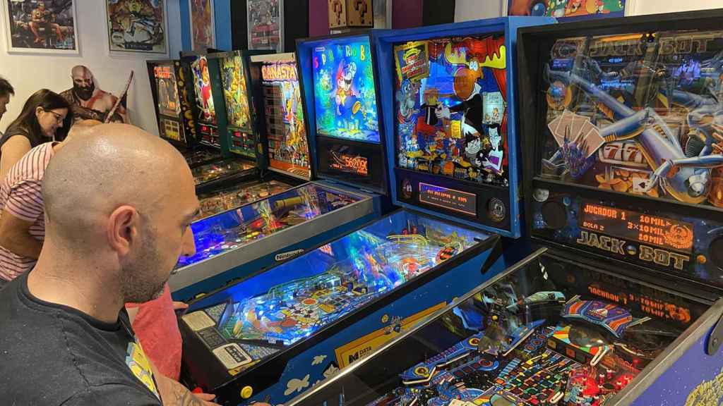 El 'salón arcade' de Alcorcón.