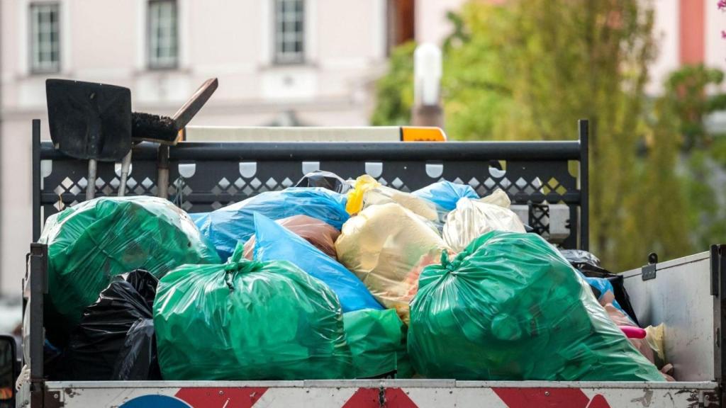 Basura, camión de la basura, huelga de basura