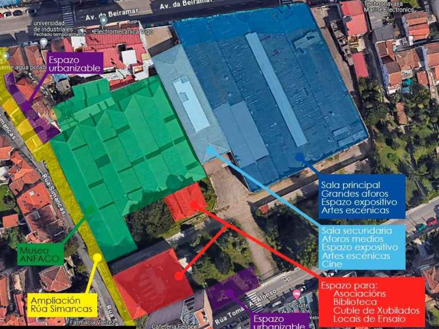 Plano de distribución de Alfageme.