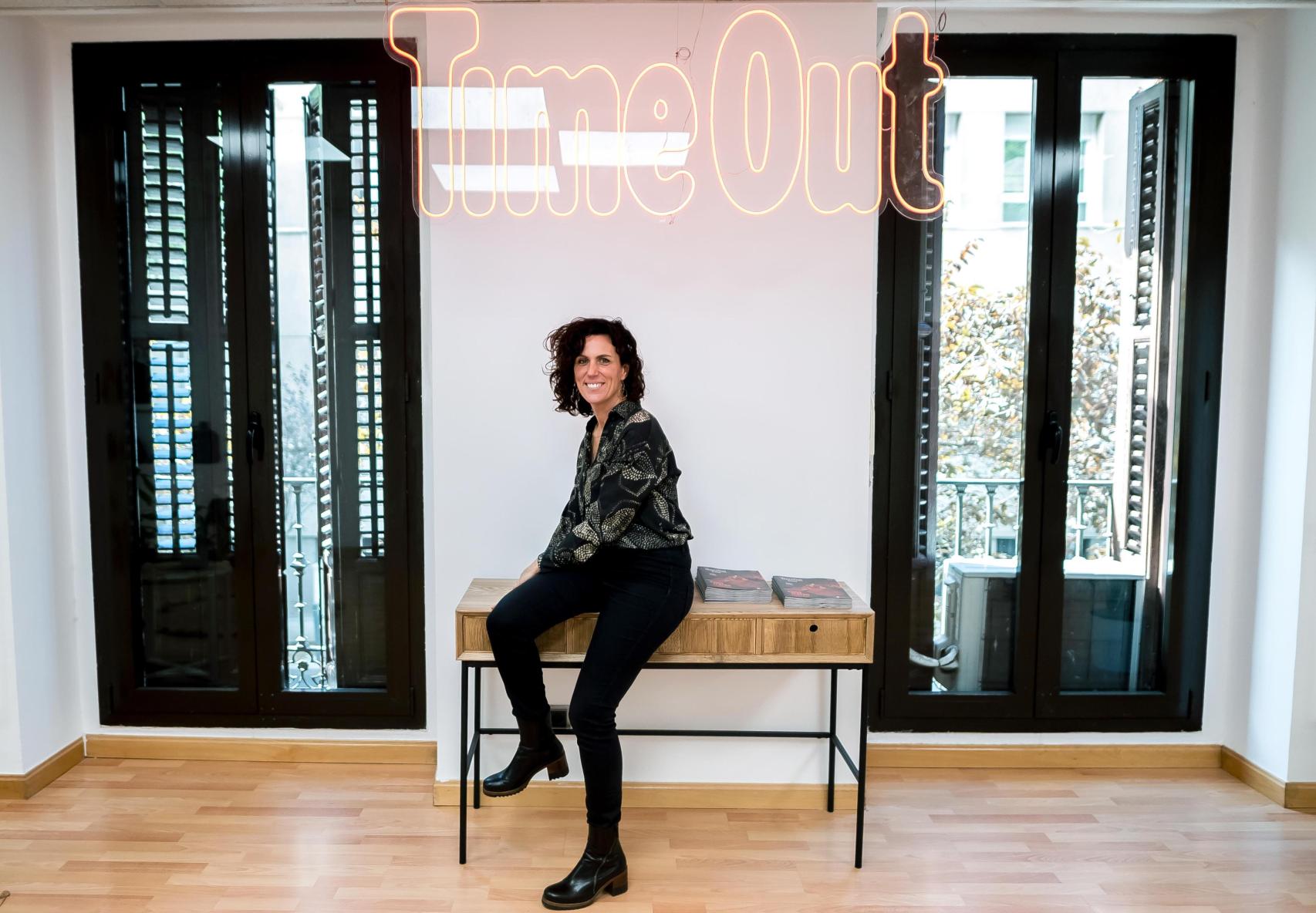 Mabel Mas en las oficinas de Time Out.