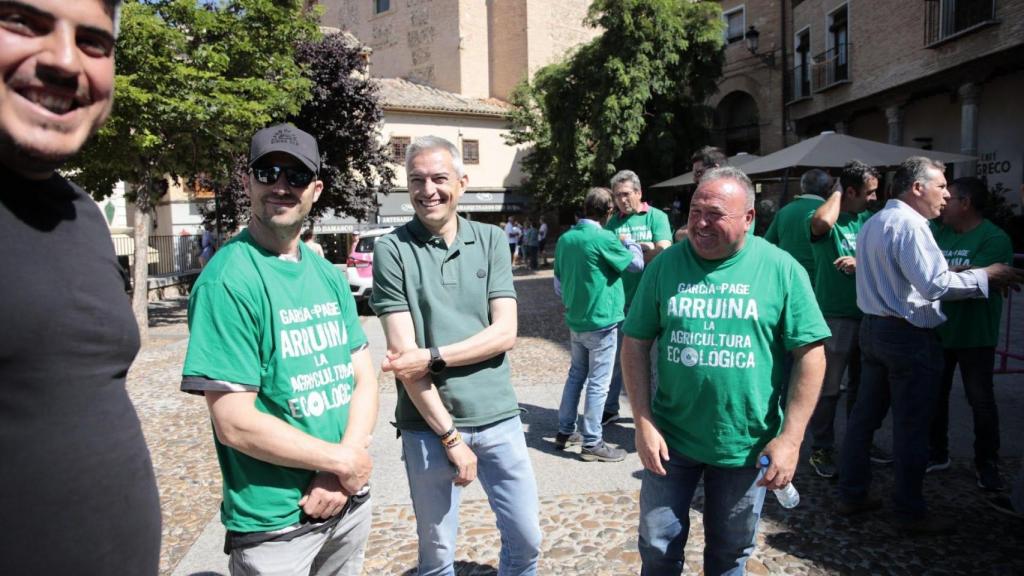 Protesta de agricultores en Toledo. Foto: Javier Longobardo.