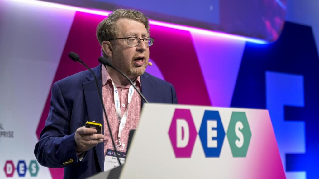 Mark Minevich, en el DES.