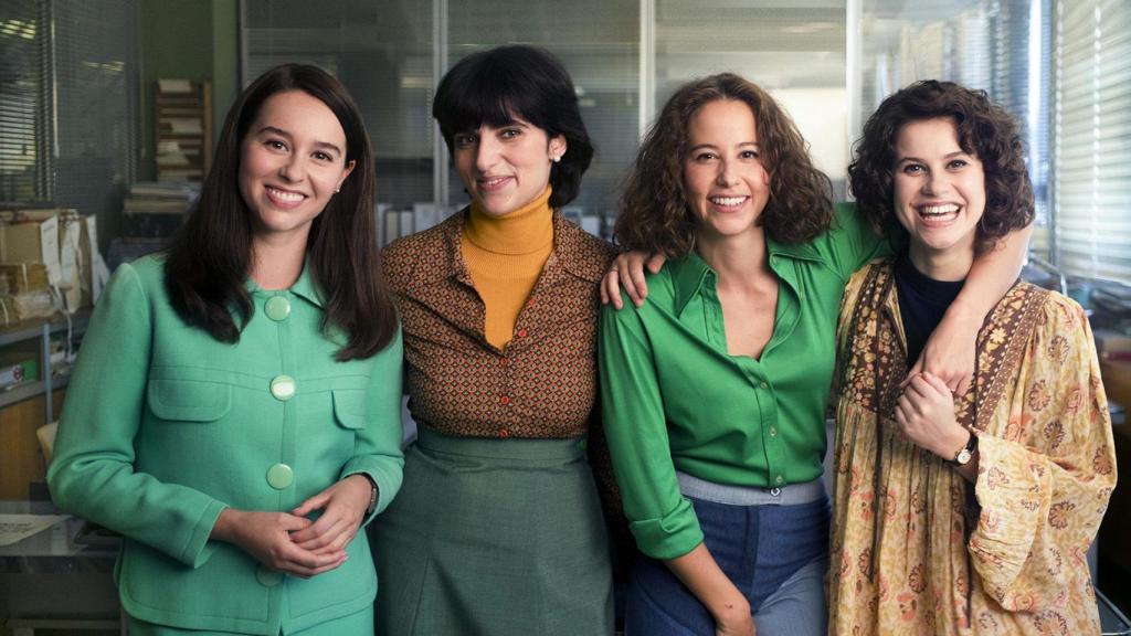 Paula Usero, Almudena Pascual, Irene Escolar y Elisabet Casanovas en 'Las abogadas'.