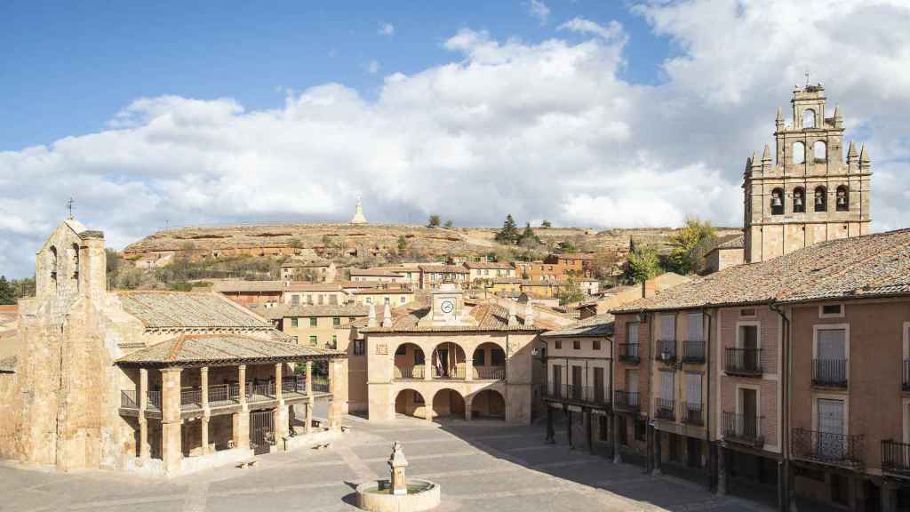 Imagen panorámica de las vistas de la Plaza Mayor