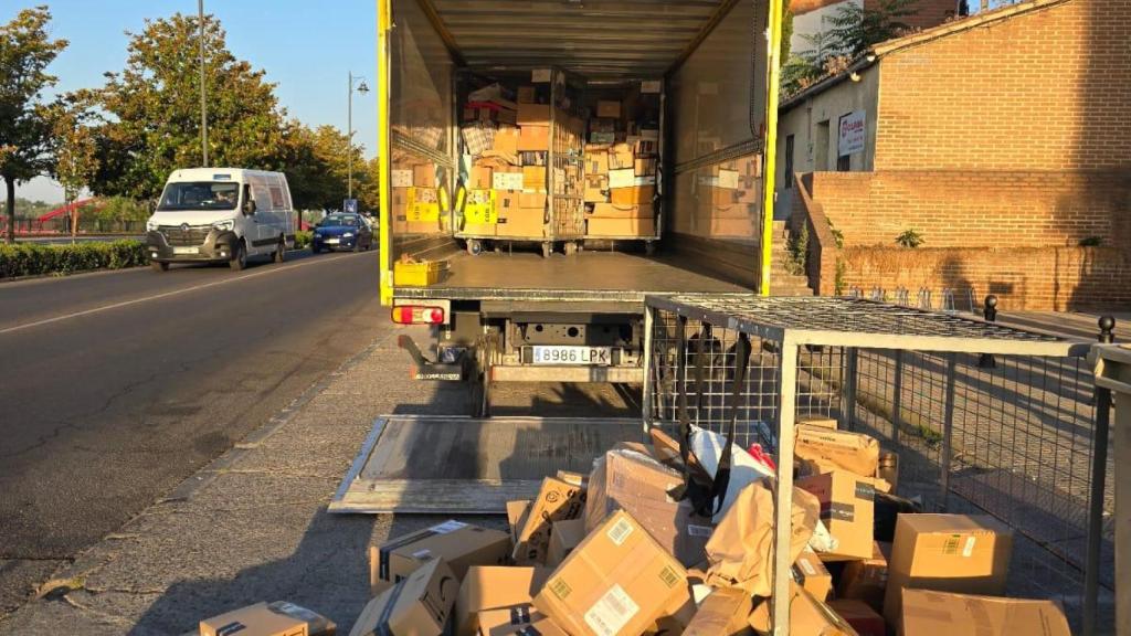 Imagen de la jaula afectada en el accidente.