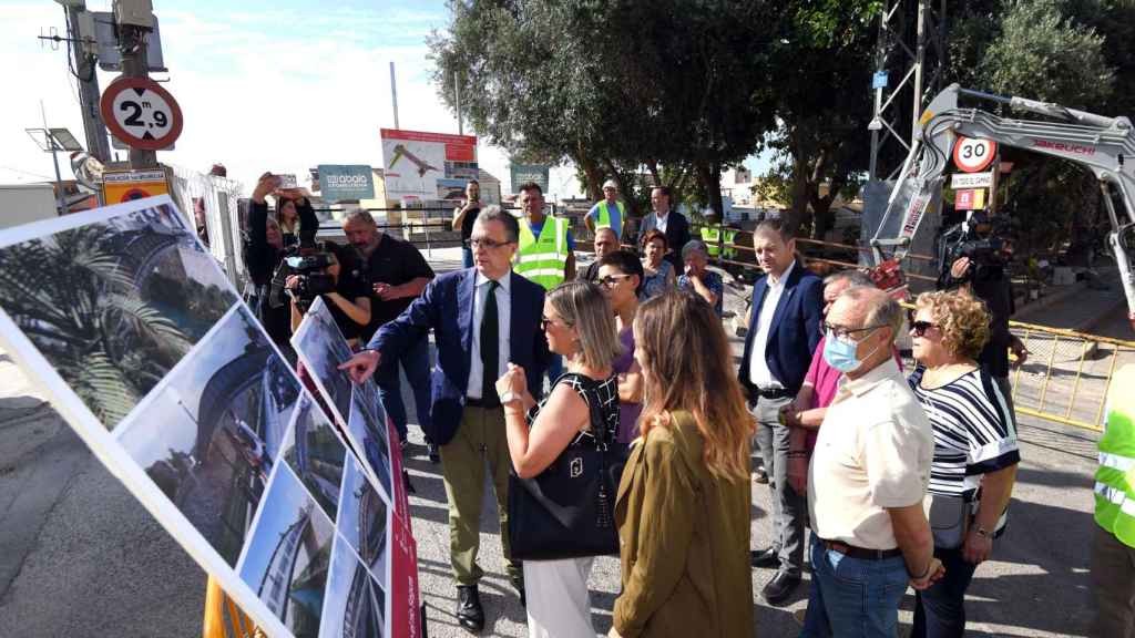 El comienzo de las obras del puente de El Raal.
