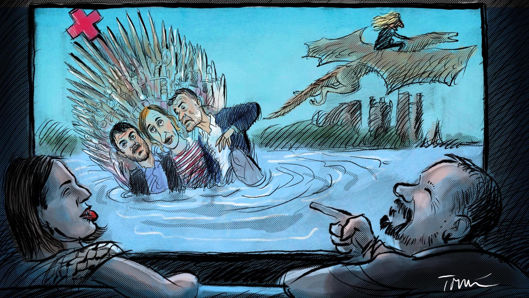 Disfrutando del Juego de Tronos.