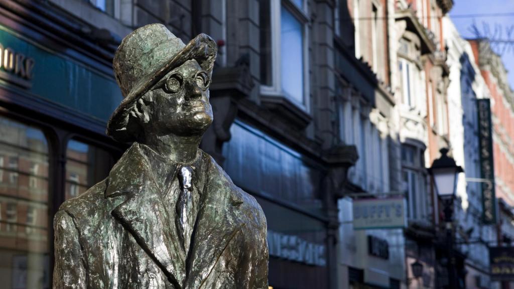 James Joyce en Dublín.