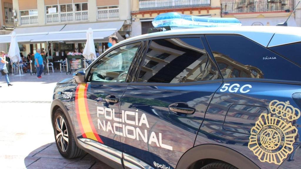 Vehículo de la Policía Nacional.