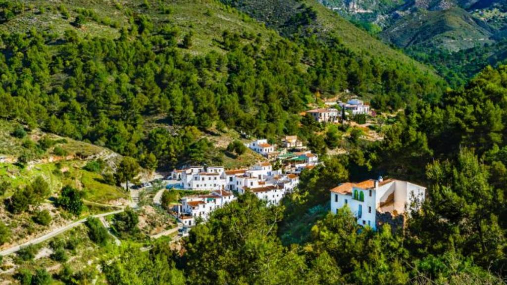 La aldea abandonada de El Acebuchal en Málaga.