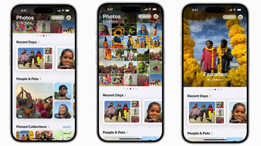 La app de Fotos en iOS 18.