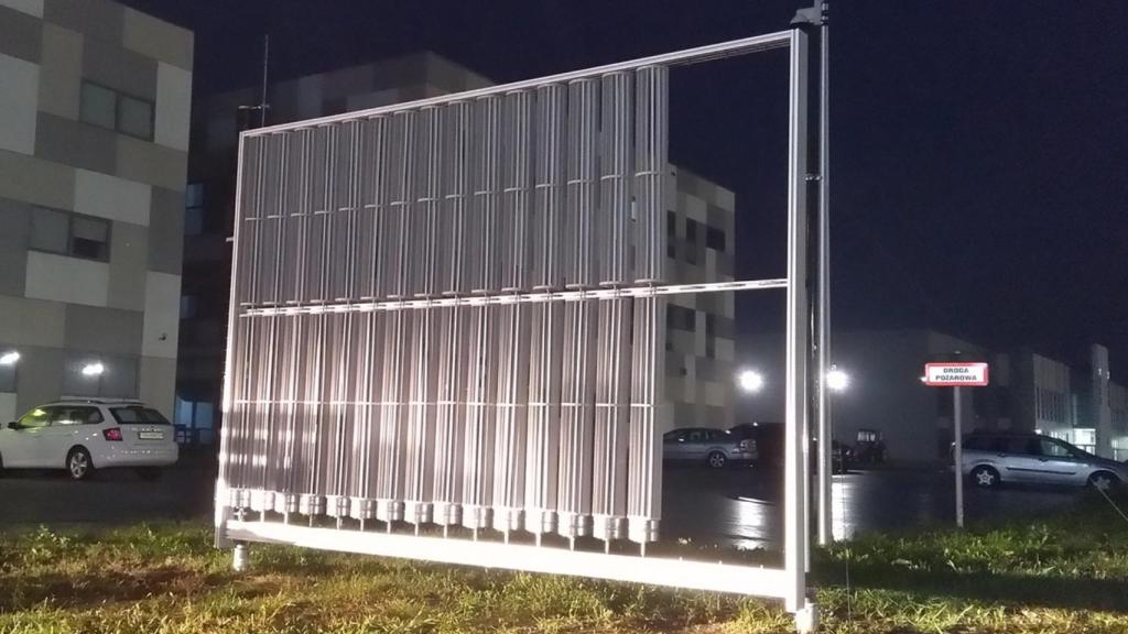 La valla contra el viento Panel Wiatrowy.