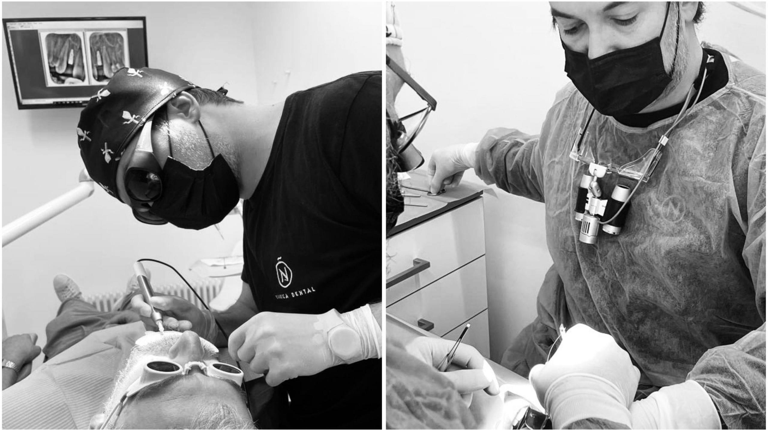 Nicolás Oubiña durante una intervención.